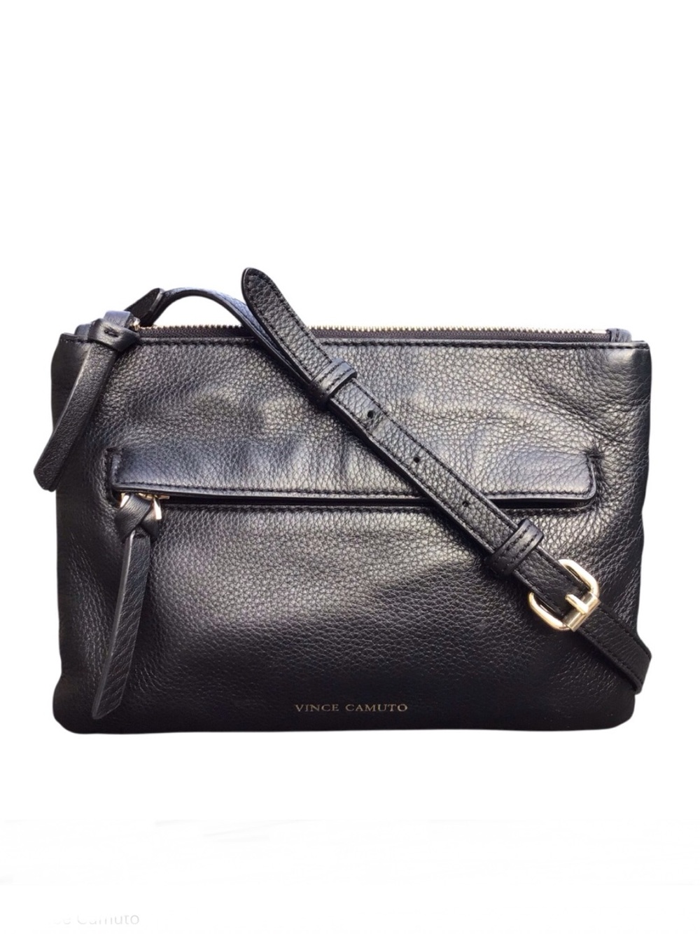 Vince Camuto Black Leather Bag